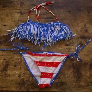 American flag bikini